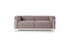 Canapé 3 Grand Confort (LC3) grand modèle, Outdoor - Cassina-vue de face, canapé deux places mauve-Cassina