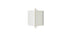 Applique 3to9 de Neri&Hu - Cassina-vue de face, applique blanche et tige dorée-Cassina