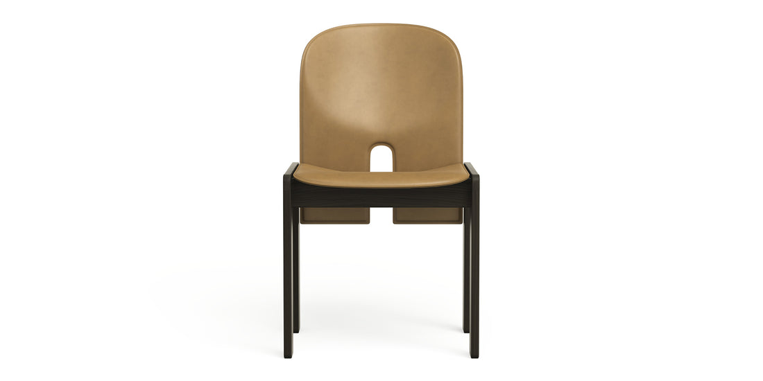 Chaise 121 en cuir d&