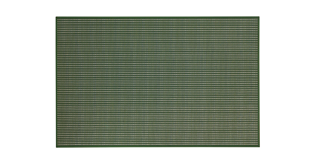 Tapis Shuttle de Karin Carlander - Cassina-vue de dessus, tapis vert quadrillé-Cassina