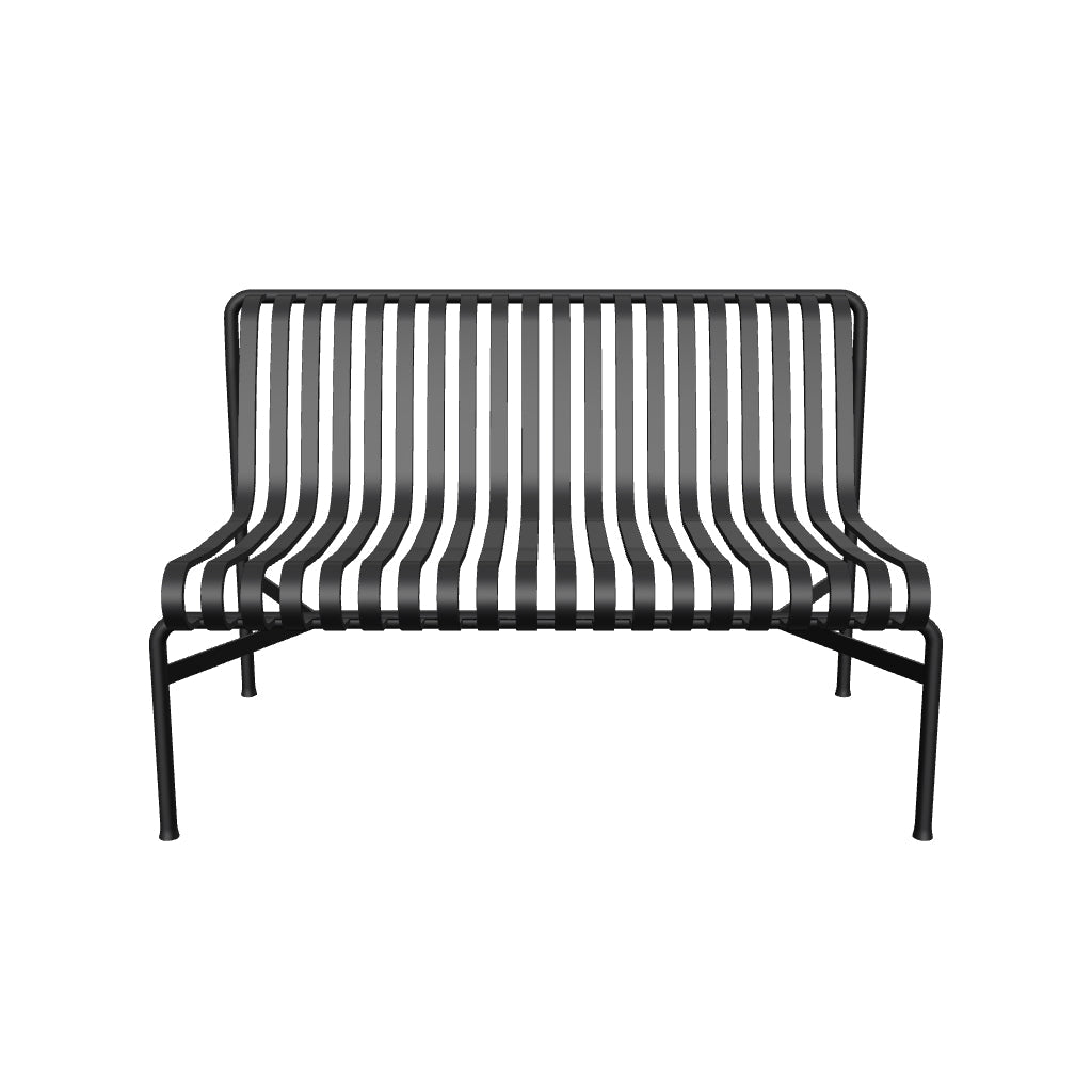Banc Palissade Dining sans accoudoir en 3D - HAY