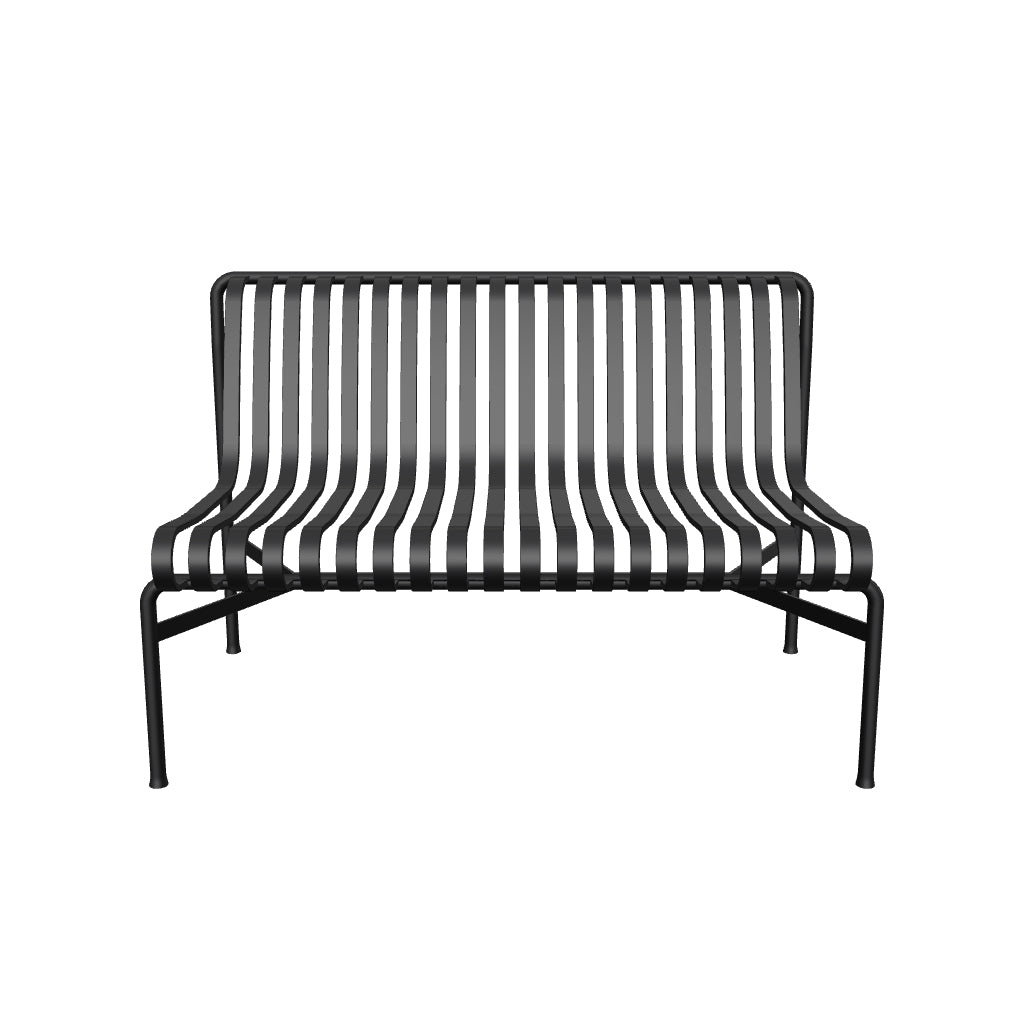 Banc Palissade Dining sans accoudoir en 3D - HAY