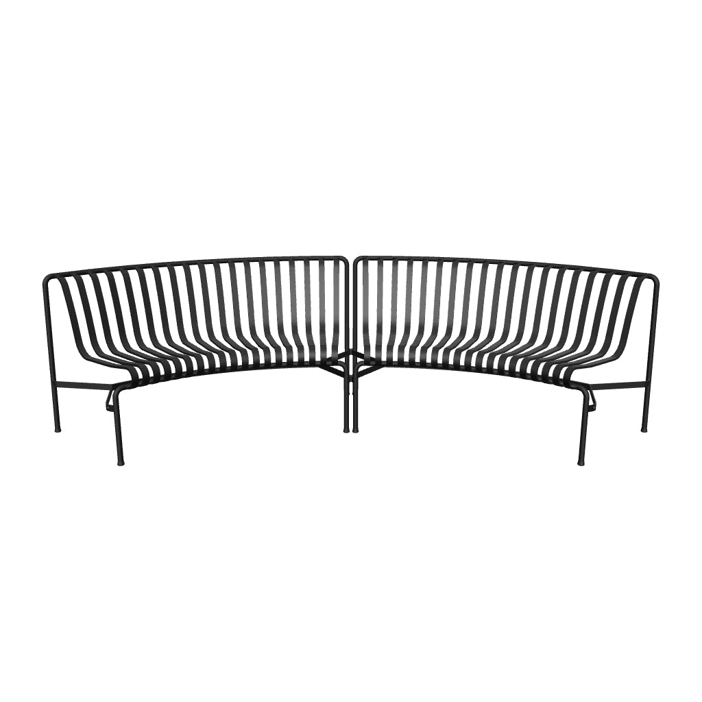 Banc Palissade Park Dining in/in en 3D - HAY