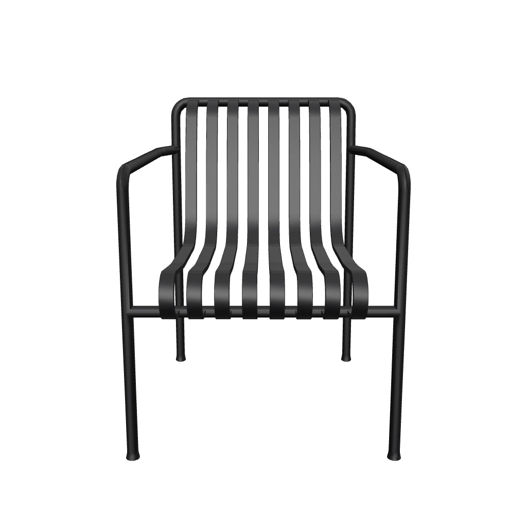 Fauteuil de table Palissade en 3D - HAY