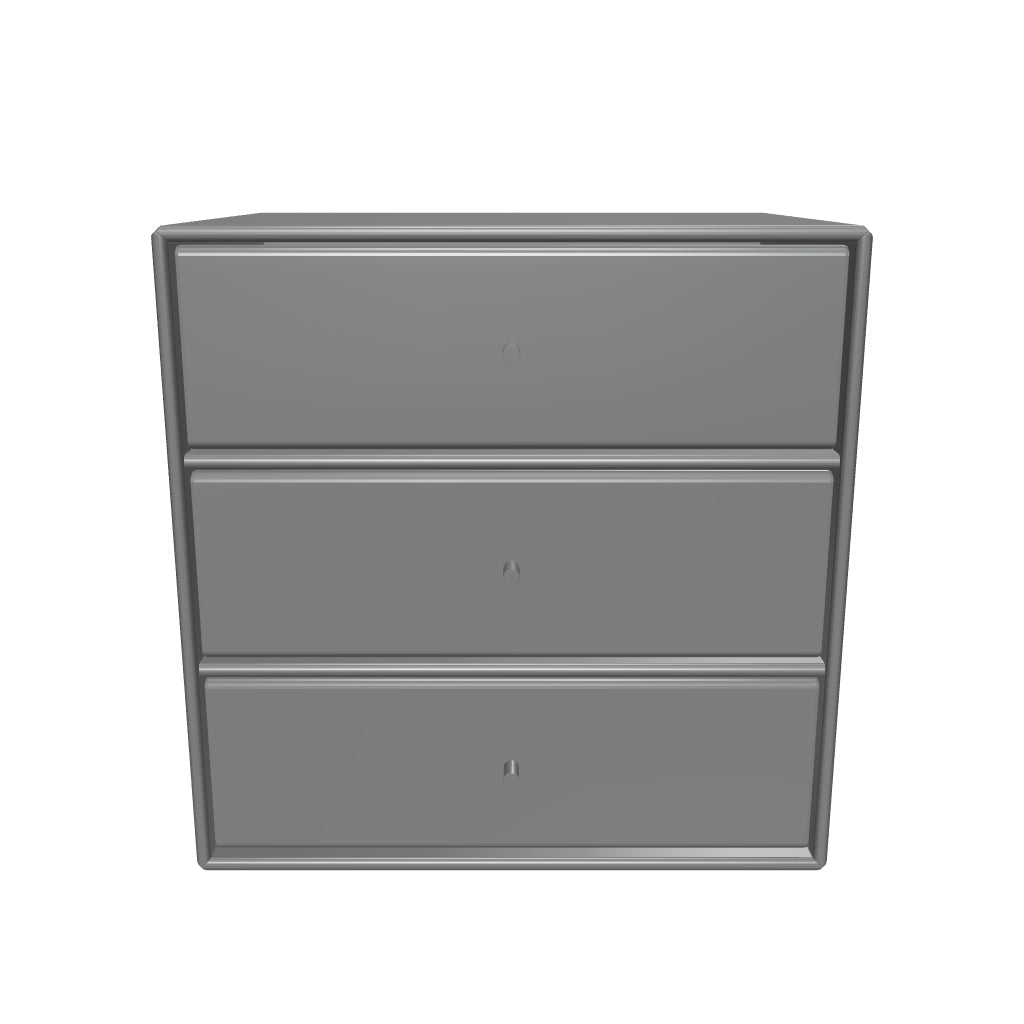 Module Mini 1007 en 3D - Anthracite - Montana