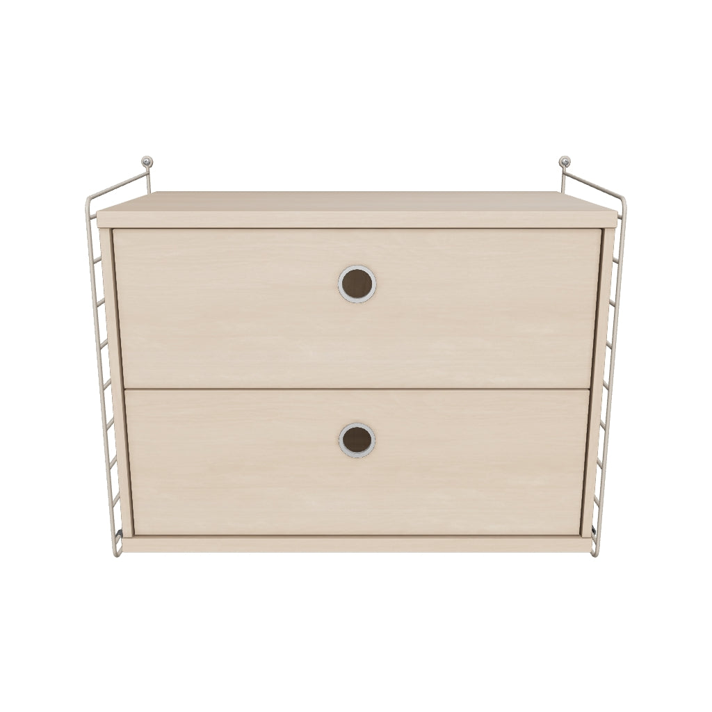 Ensemble Chambre A - 3D - Beige - Frêne