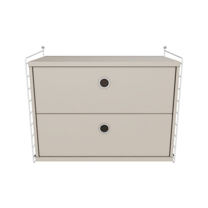 Ensemble Chambre A - 3D - Blanc - Beige