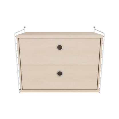 Ensemble Chambre A - 3D - Blanc - Frêne