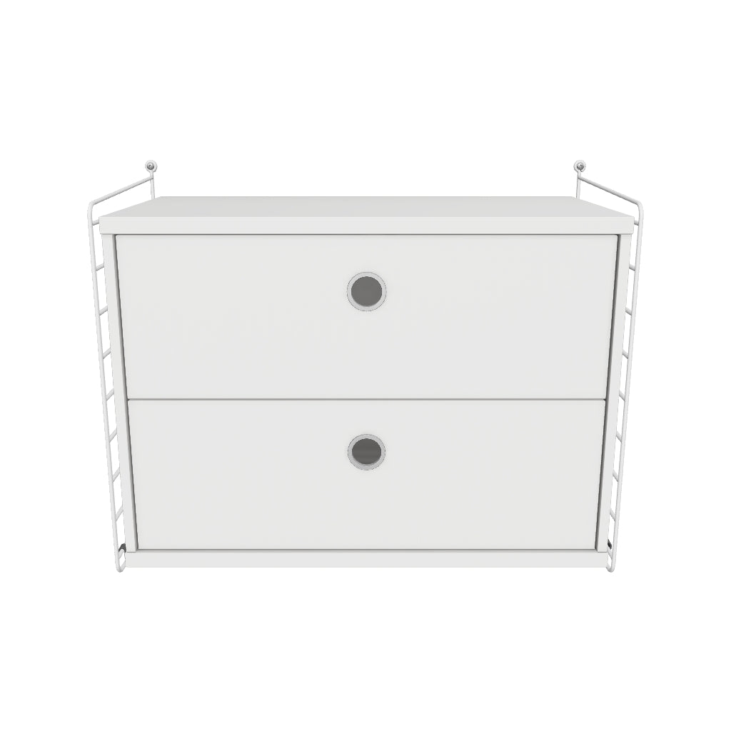 Ensemble Chambre A - 3D - Blanc