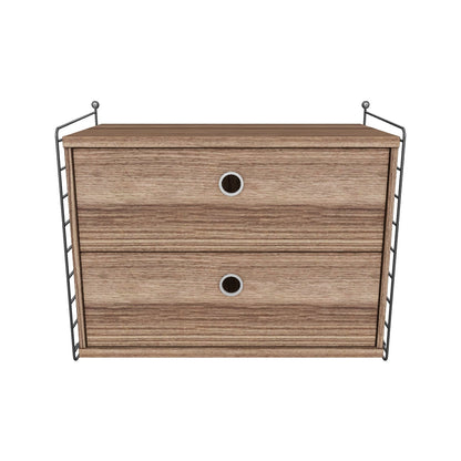 Ensemble Chambre A - 3D - Gris - Noyer