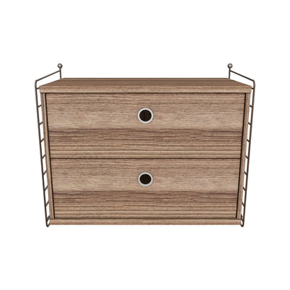 Ensemble Chambre A - 3D - Marron - Noyer