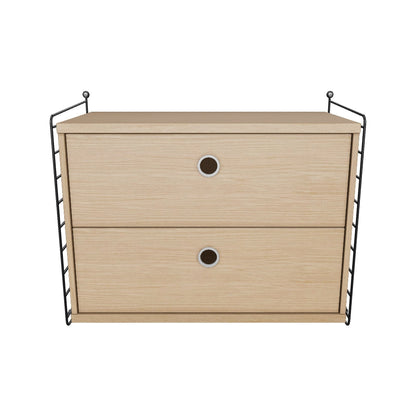 Ensemble Chambre A - 3D - Noir - Chêne