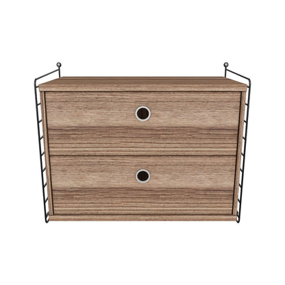 Ensemble Chambre A - 3D - Noir - Noyer