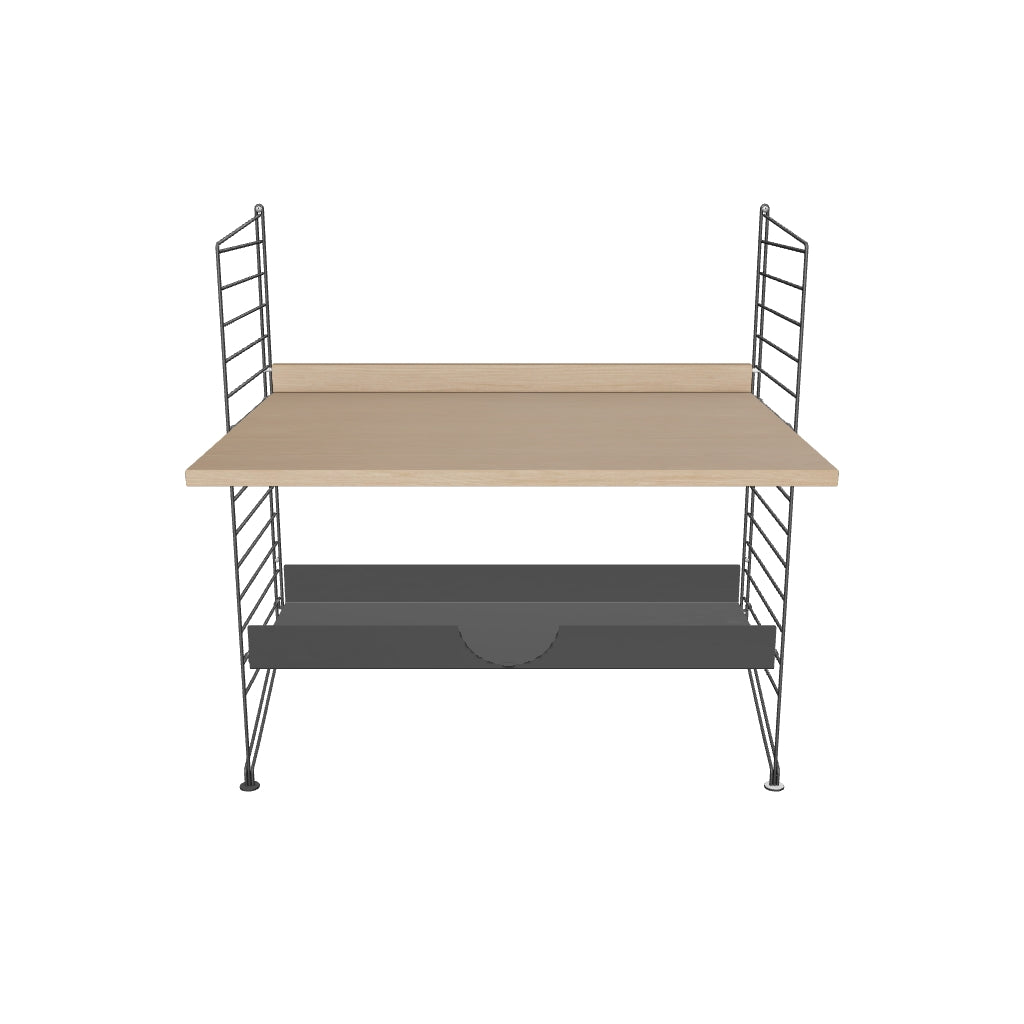 Ensemble Chambre d’enfant A - 3D - Chêne - Gris foncé
