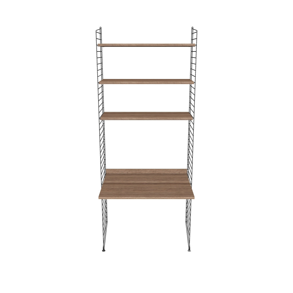 Ensemble Chambre d’enfant C - 3D - Gris - Noyer