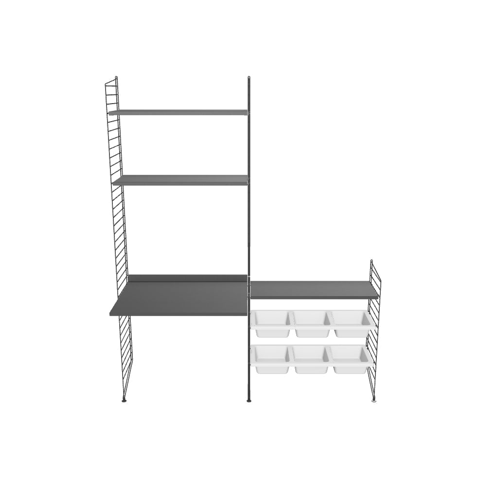 Ensemble Chambre d’enfant E - 3D - Gris