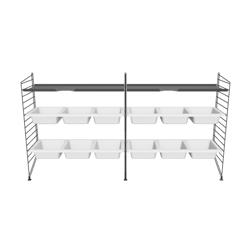 Ensemble Chambre d’enfant F - 3D - Gris