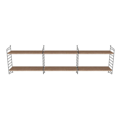 Ensemble de Chambre E - 3D - Gris foncé - Noyer