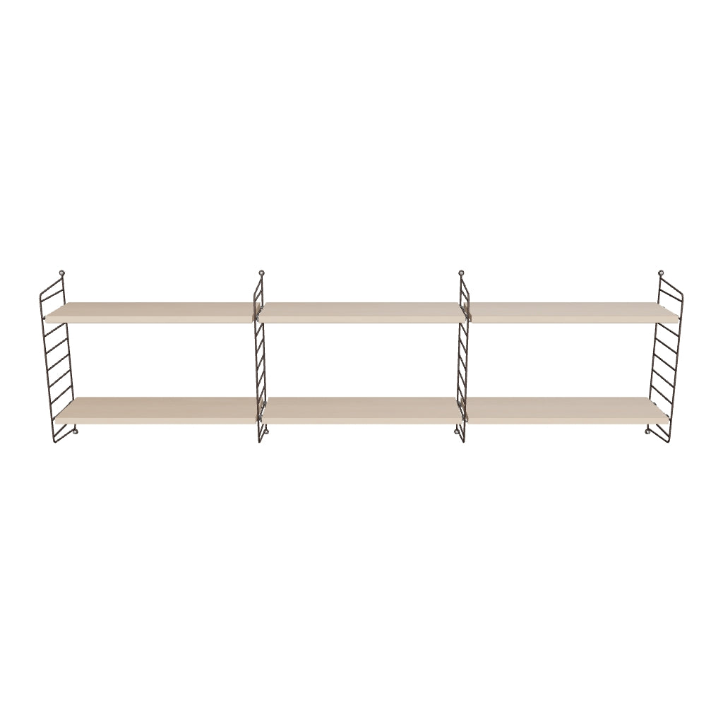 Ensemble de Chambre E - 3D - Marron foncé - Frêne