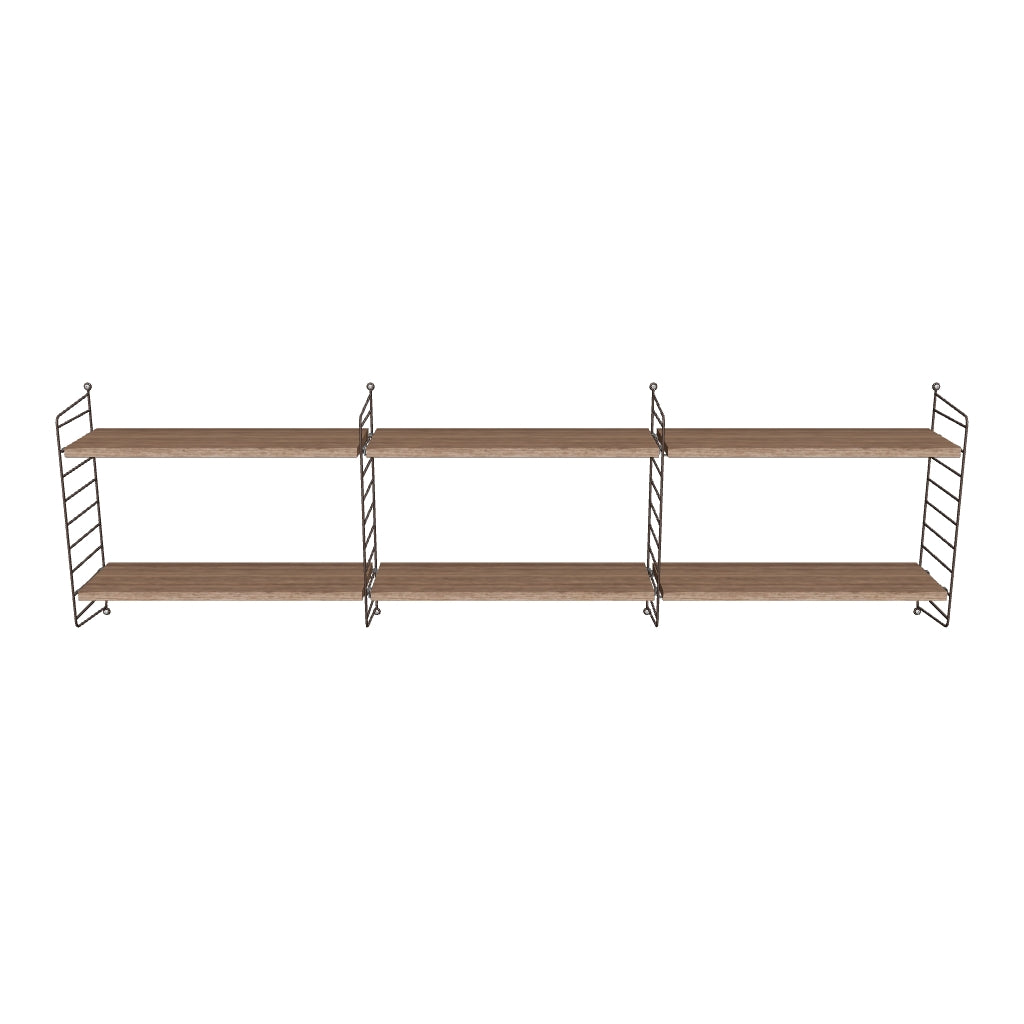 Ensemble de Chambre E - 3D - Marron foncé - Noyer