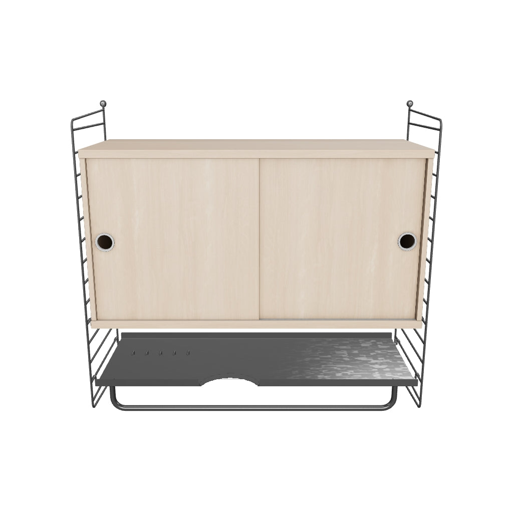Ensemble de Chambre F - 3D - Gris - Frêne