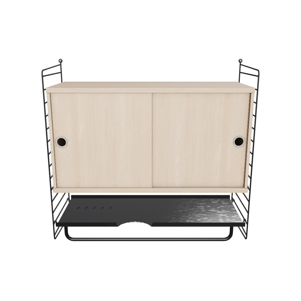 Ensemble de Chambre F - 3D - Noir - Frêne
