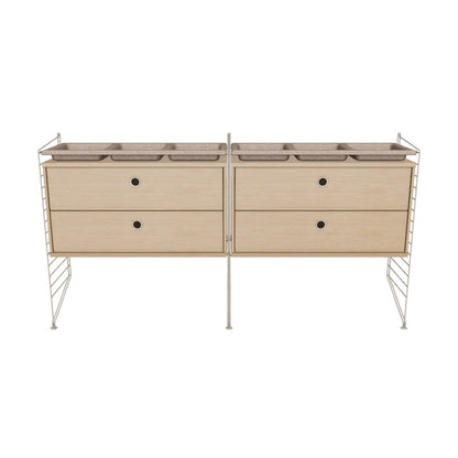 Ensemble de Chambre G - 3D - Beige - Chêne