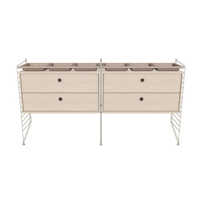 Ensemble de Chambre G - 3D - Beige - Frêne