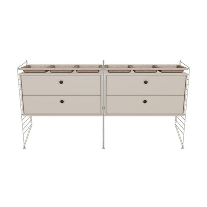 Ensemble de Chambre G - 3D - Beige