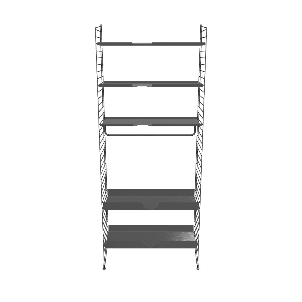 Ensemble de Cuisine G - 3D - Gris