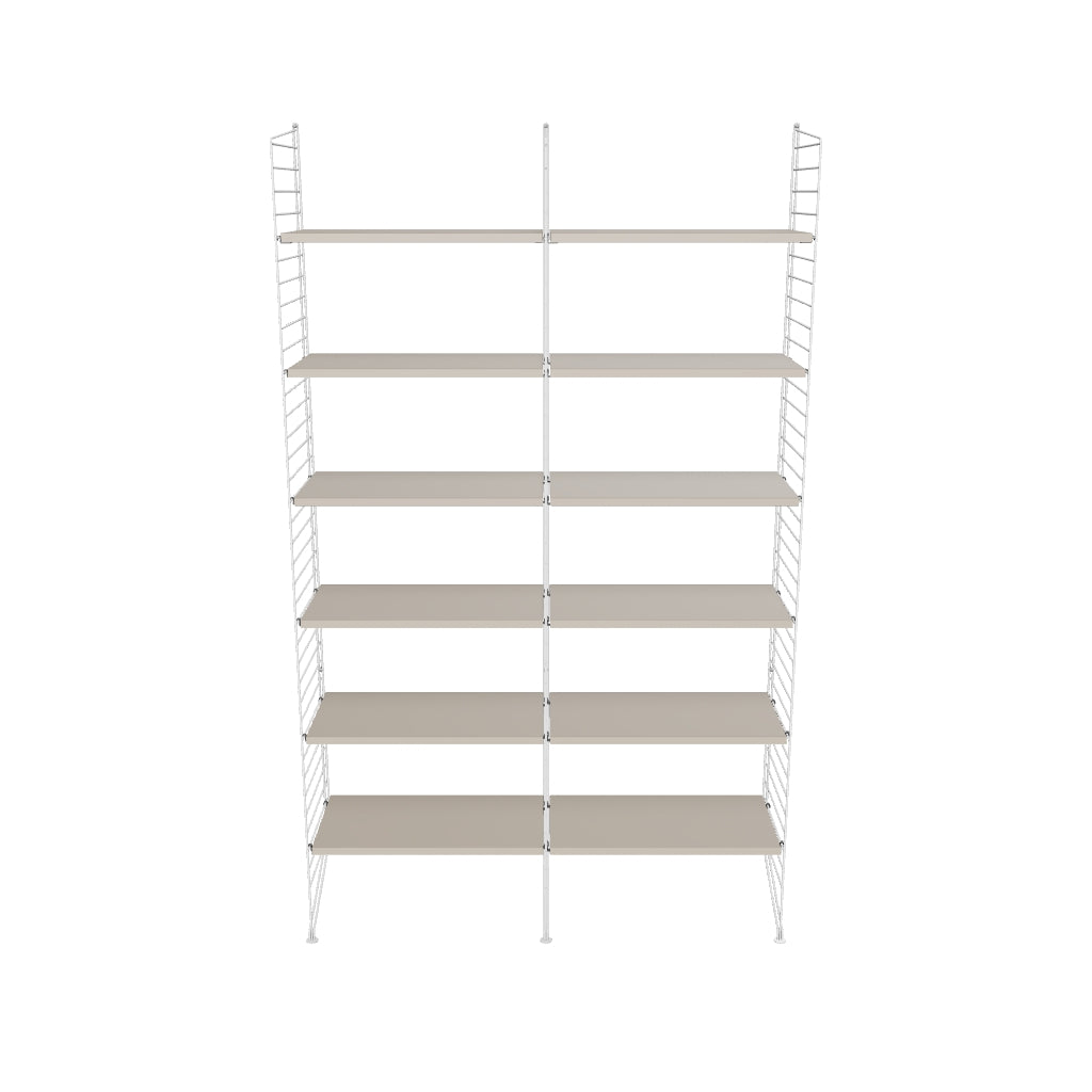 Ensemble de salon A - 3D - Beige-Blanc