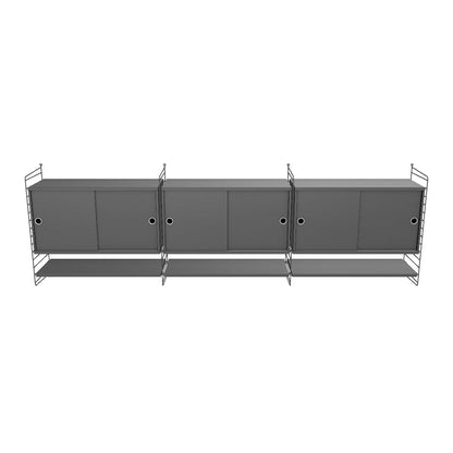 Ensemble de salon E - 3D - Gris foncé