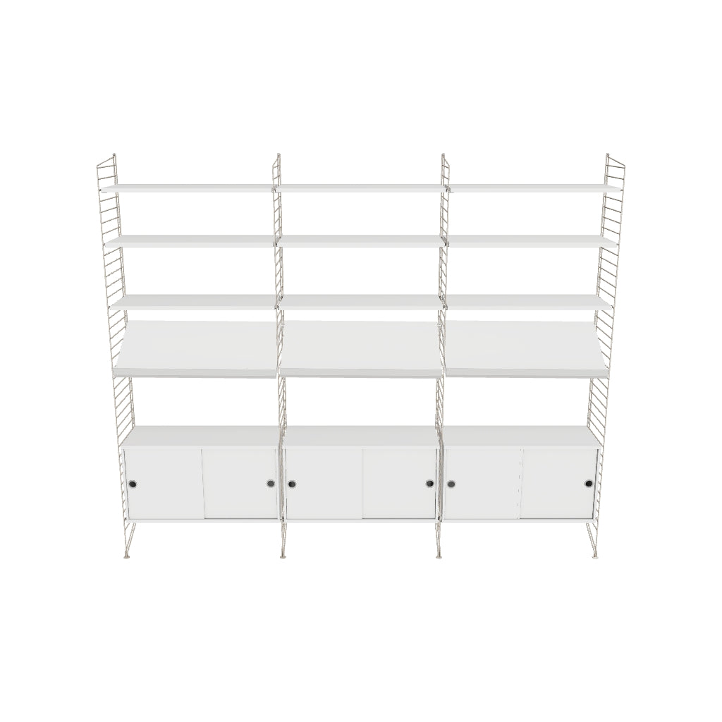 Ensemble de salon G - 3D - Beige - Blanc
