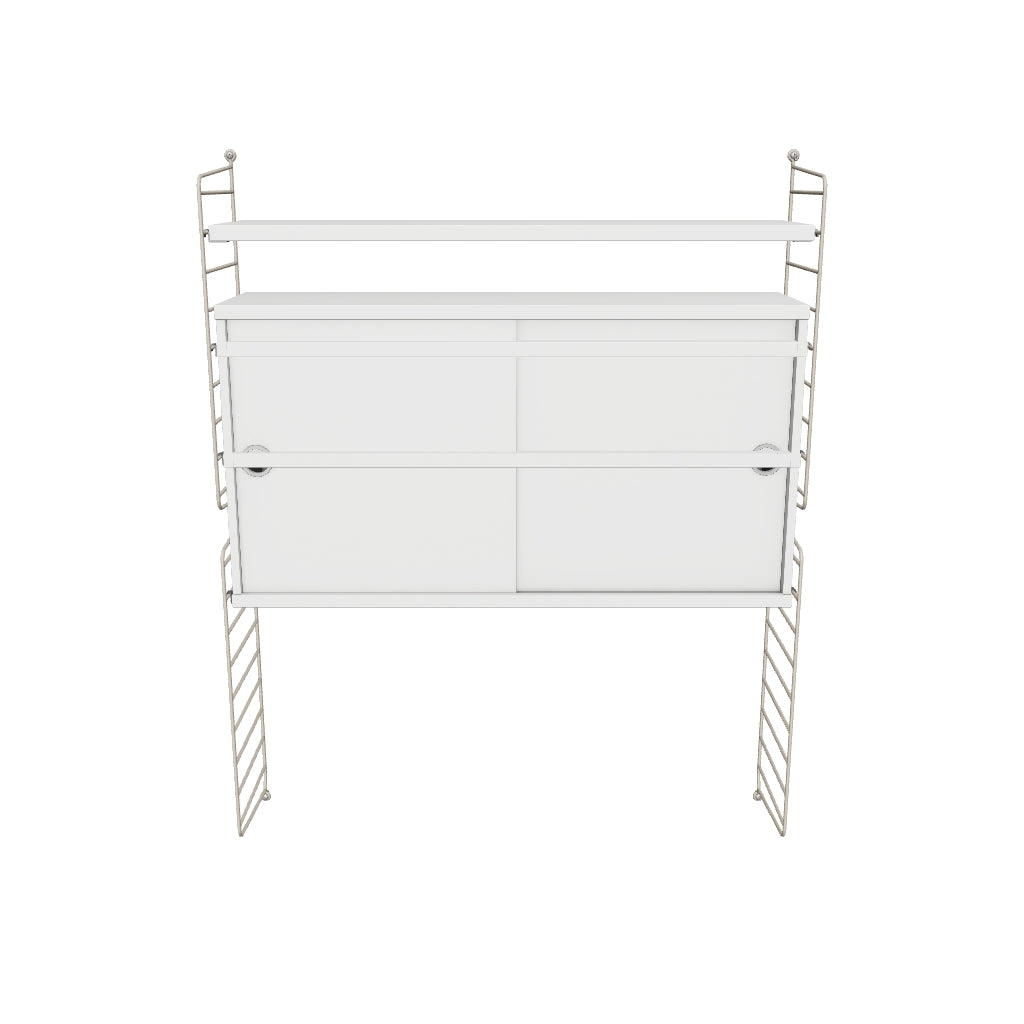 Ensemble de salon I - 3D - Beige - Blanc
