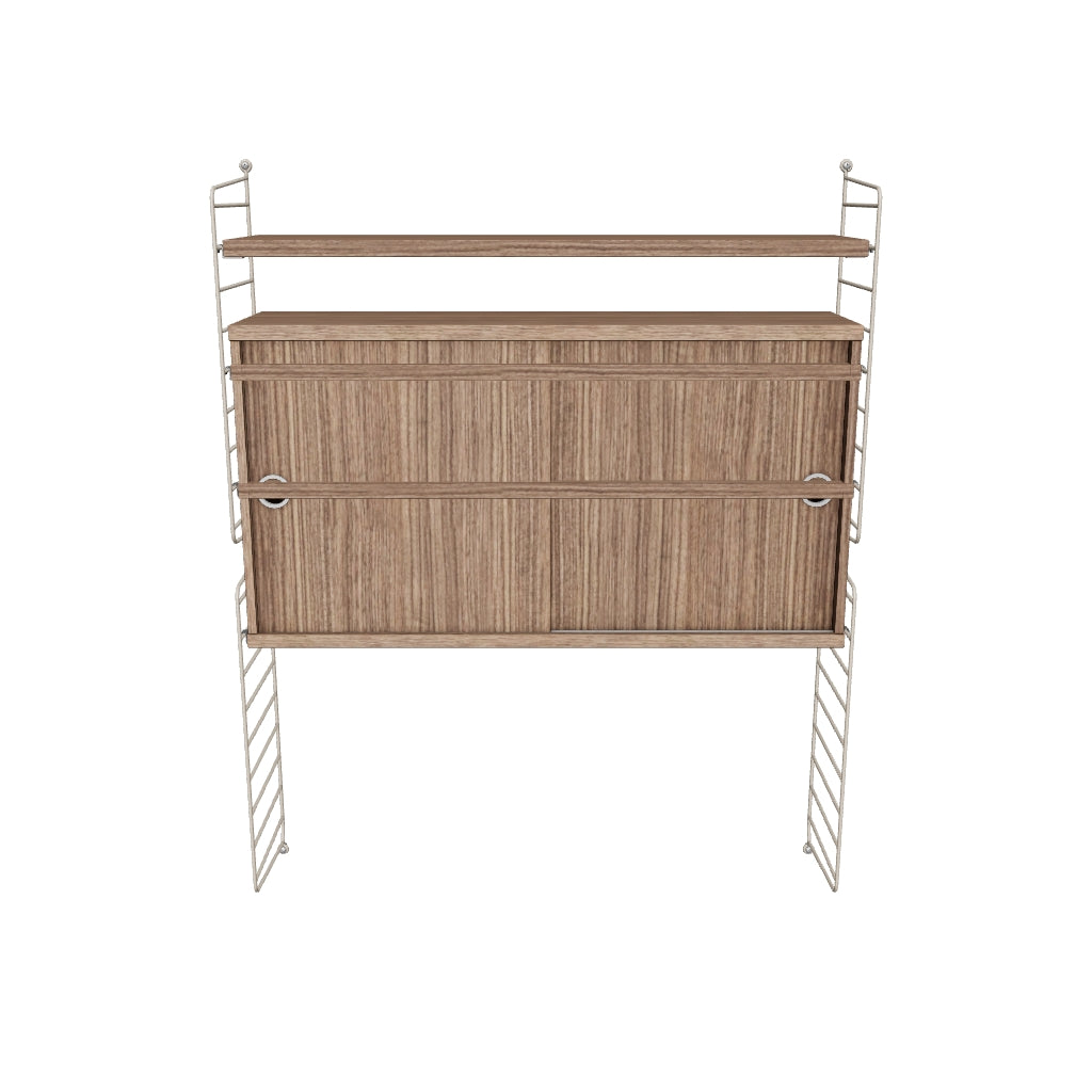 Ensemble de salon I - 3D - Beige - Noyer