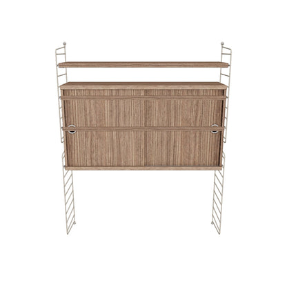 Ensemble de salon I - 3D - Beige - Noyer