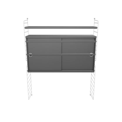 Ensemble de salon I - 3D - Blanc - Gris foncé