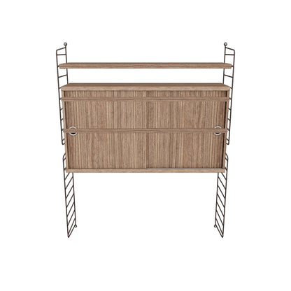 Ensemble de salon I - 3D - Marron foncé - Noyer