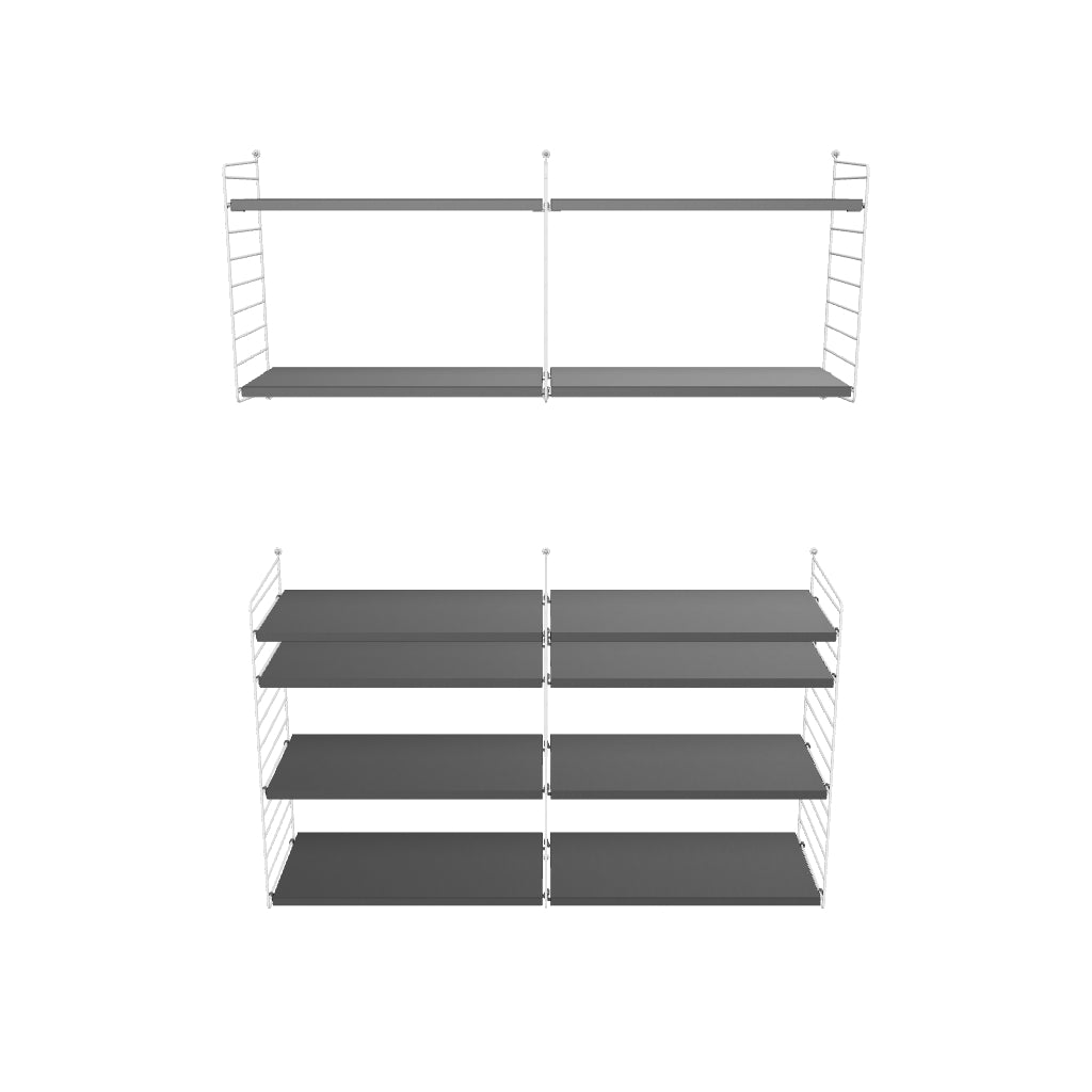 Ensemble de salon N - 3D - Blanc - Gris foncé