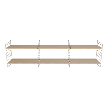 Ensemble de salon O - 3D - Beige - Chêne