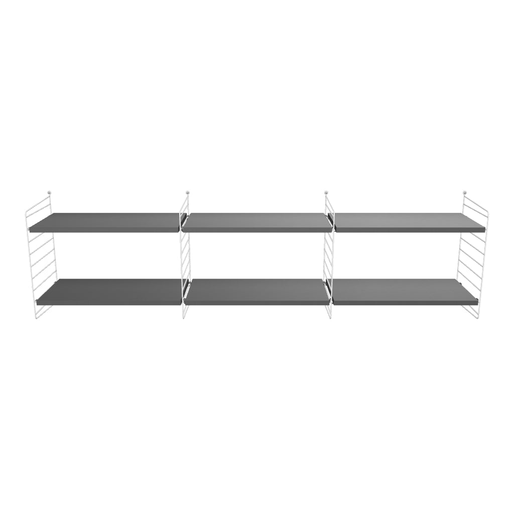 Ensemble de salon O - 3D - Blanc - Gris foncé