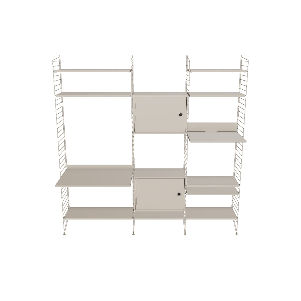 Ensemble de salon P - 3D - Beige