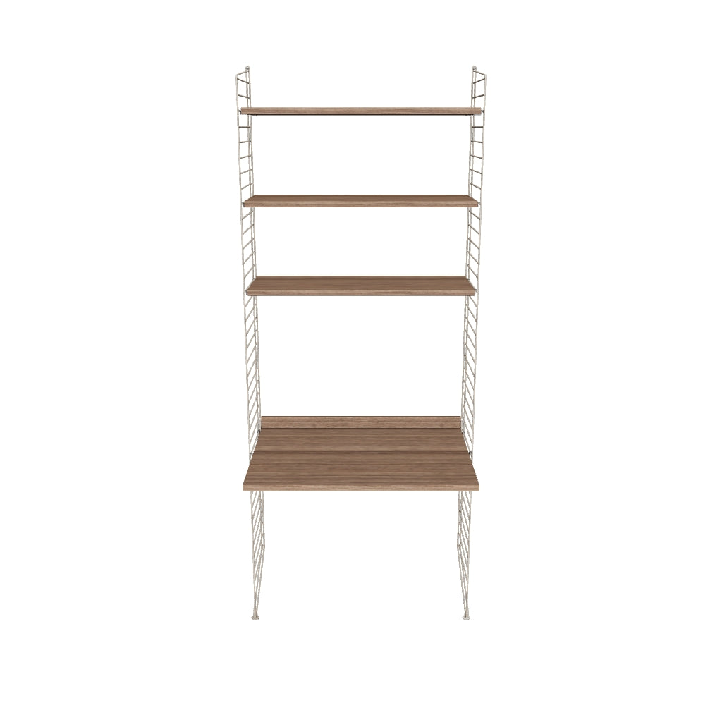 Espace de travail Workspace A - 3D - Noyer-Beige