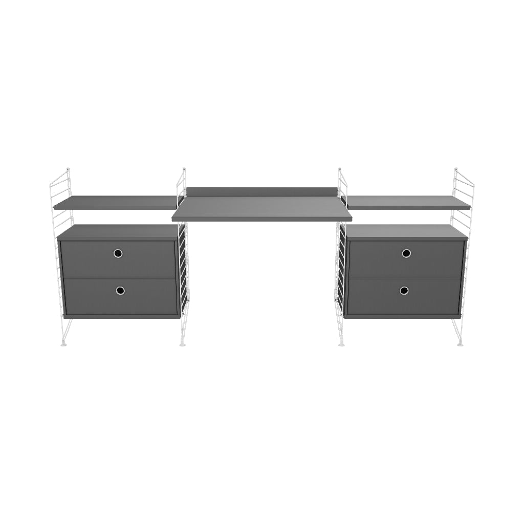 Espace de travail Workspace C - 3D - Gris foncé-Blanc