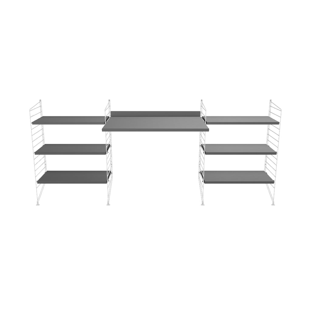 Espace de travail Workspace D - 3D - Gris foncé-Blanc