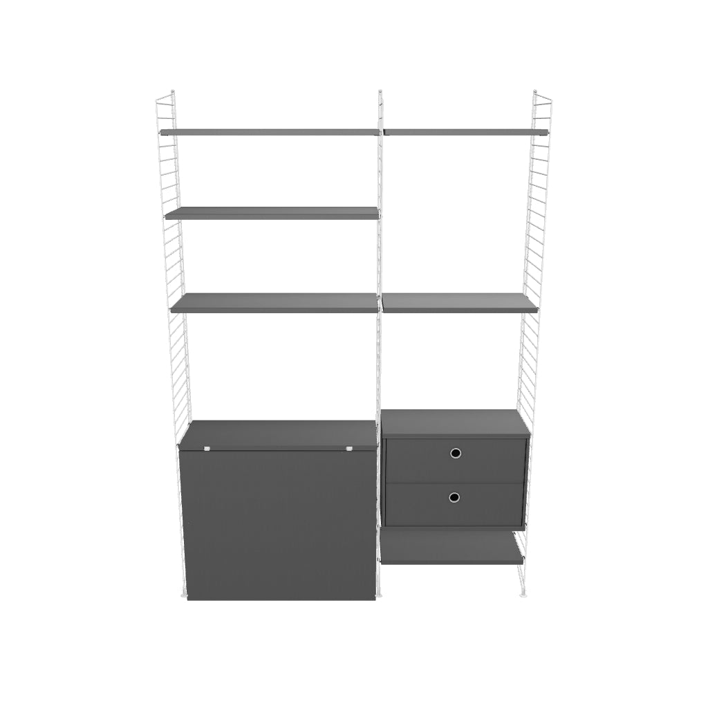 Espace de travail Workspace E - 3D - Gris-Blanc