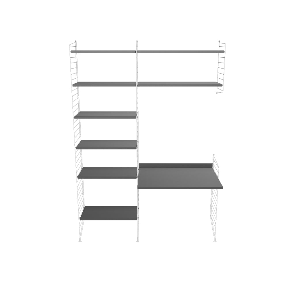 Espace de travail Workspace G - 3D - Gris foncé-Blanc