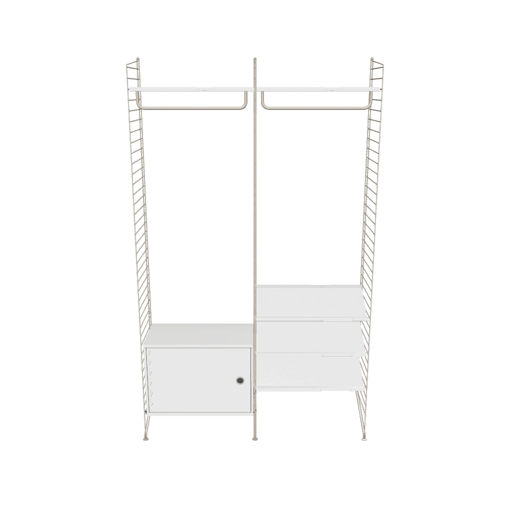 Pack Entrée Hallway S - 3D - Blanc - Beige