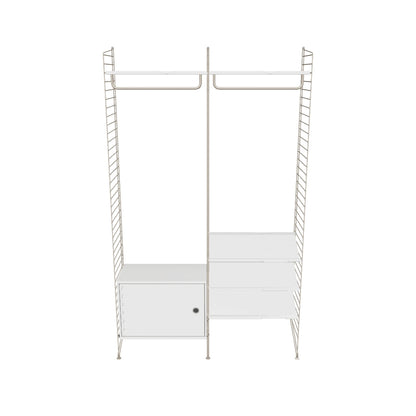 Pack Entrée Hallway S - 3D - Blanc - Beige