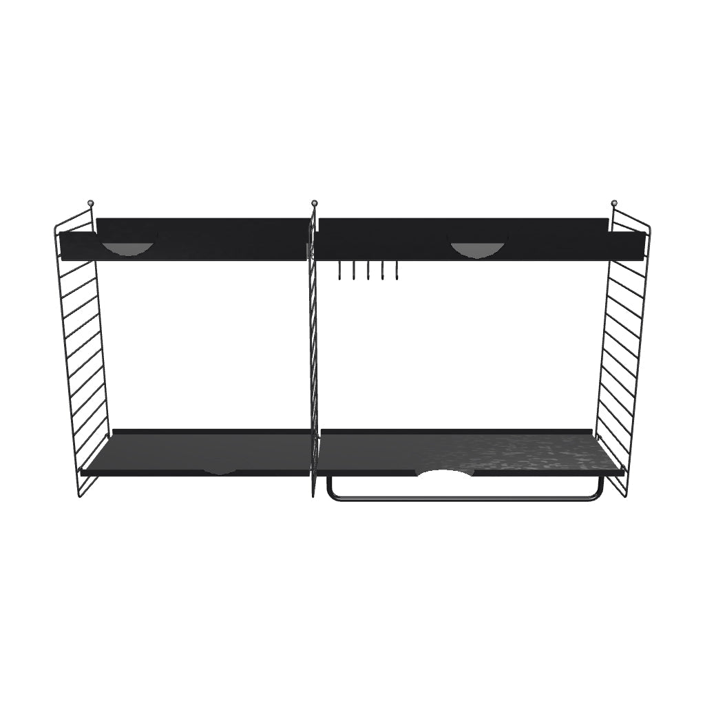 Ensemble de Cuisine A - 3D - Noir